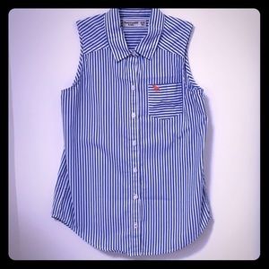 Abercrombie Kids Sleeveless Button Down